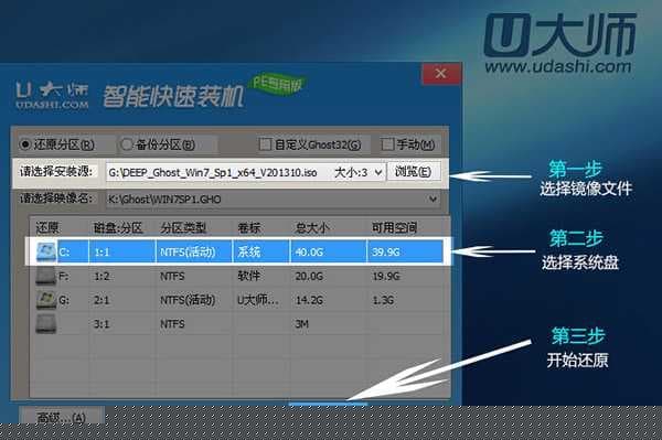加载一键快速装机工具选择win7镜像