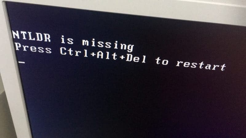 电脑出现黑屏“NTLDR is missing”怎么解决