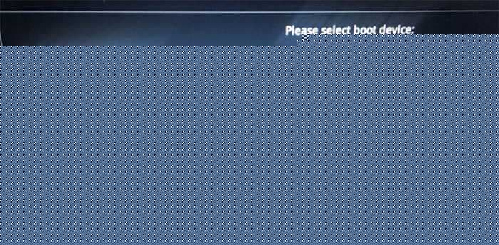 选择U盘启动 选择U盘启动