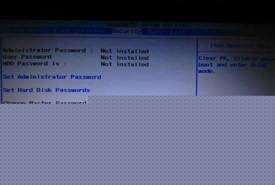 Secure Boot回车设置成Disabled