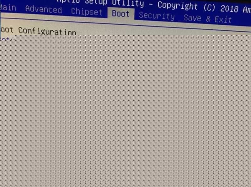 检查Boot Option #1第一启动项