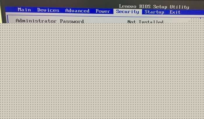 进入安全启动选项