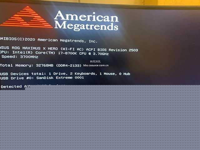 the system has posted in safe mode