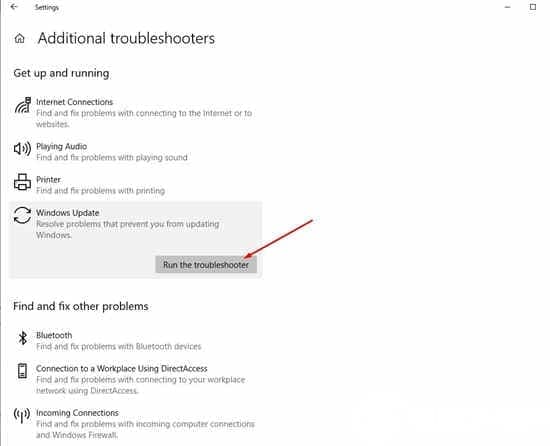 Win10 20H2版本的功能更新安装失败解决方法