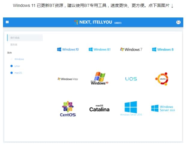 点击下面图版进入win11下载