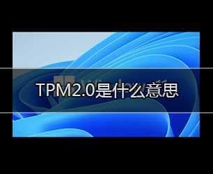 TPM2.0是什么意思