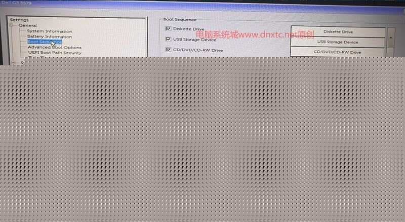 戴尔重装系统后改引导模式