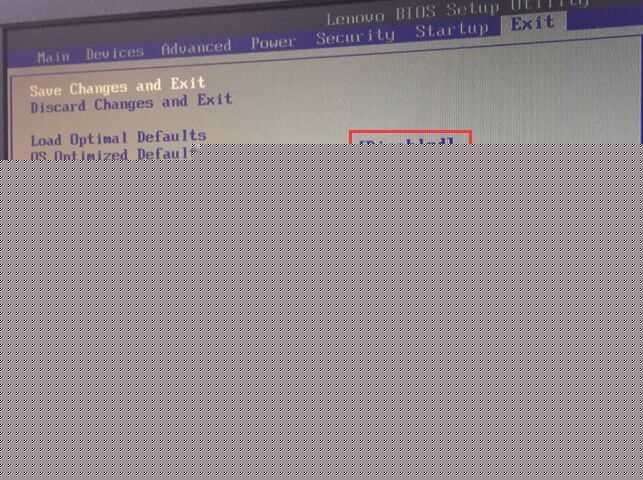 把OS Optimized Defaults设置为Disabled