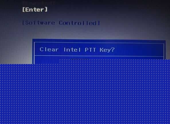 选择“yes”清除ppt key启动密钥
