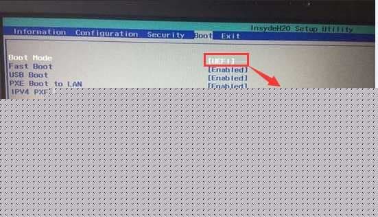 把Boot Mode从UEFI改成Legacy Support