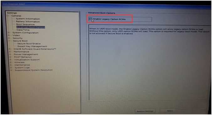 进入BIOS中boot options设置