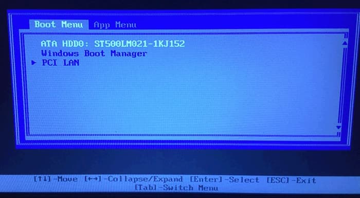 f12快速启动界面
