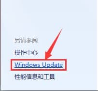 点击“Windows Update”选项